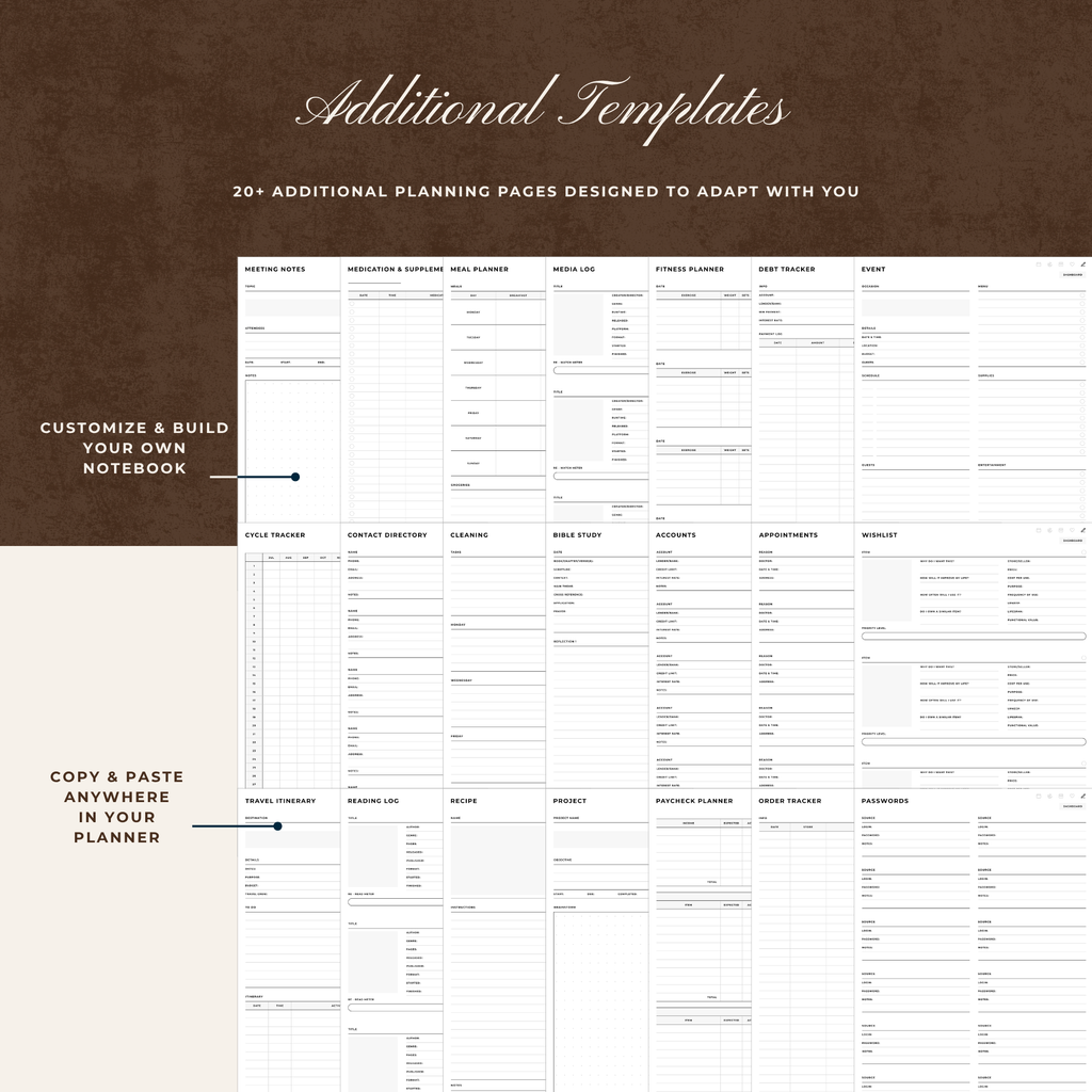 Build Your Own | 2026-27 Mid-Year Digital Planner