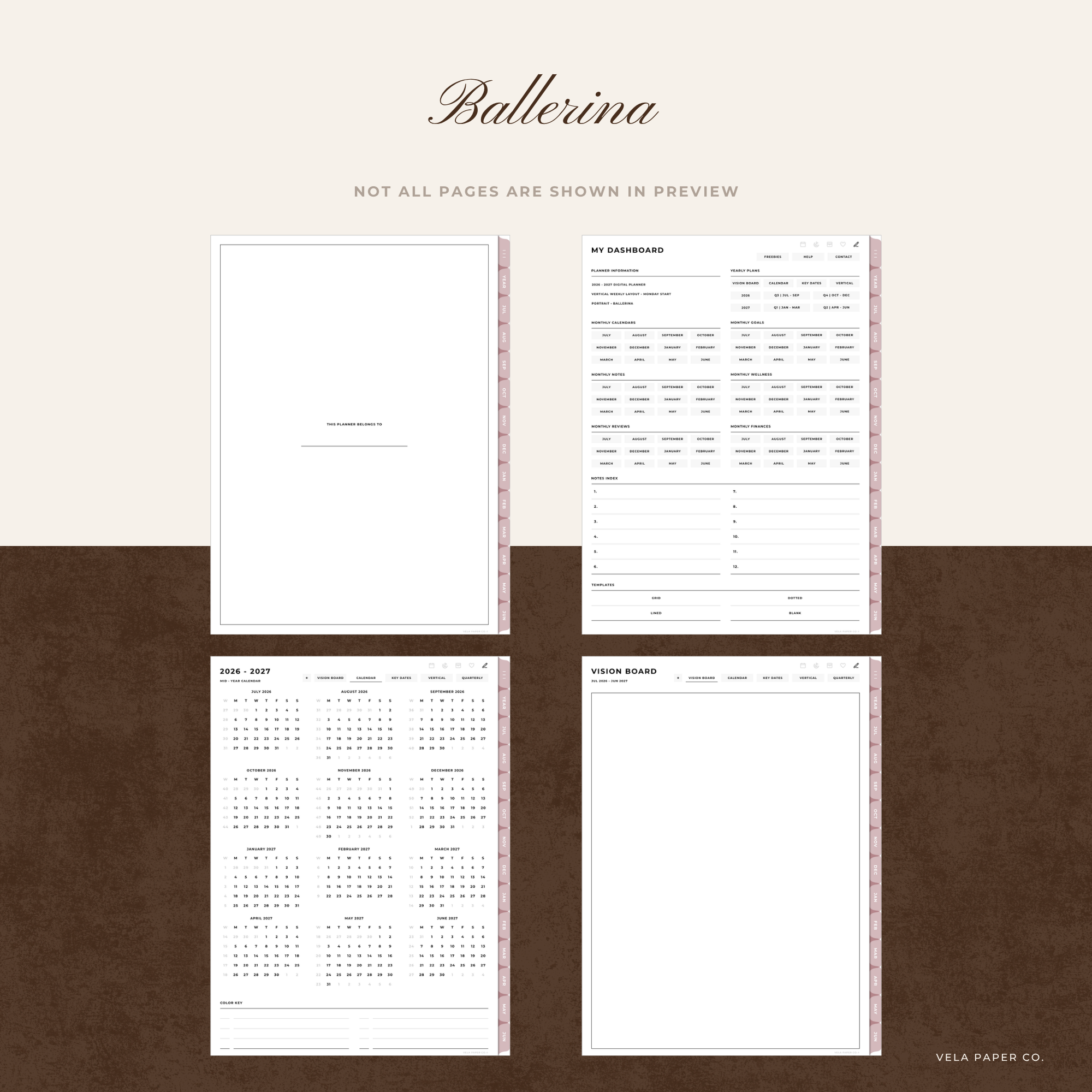 Build Your Own | 2026-27 Mid-Year Digital Planner