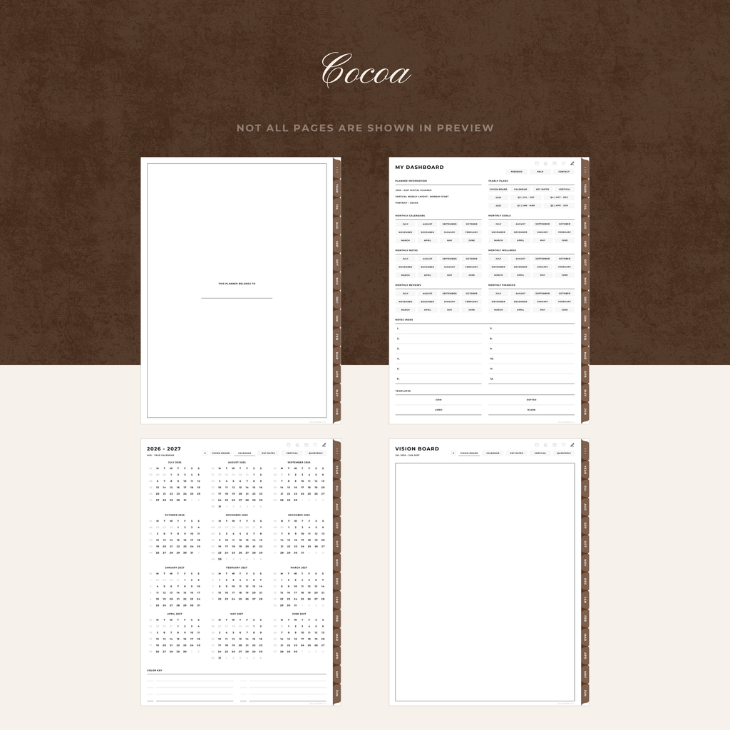 Build Your Own | 2026-27 Mid-Year Digital Planner