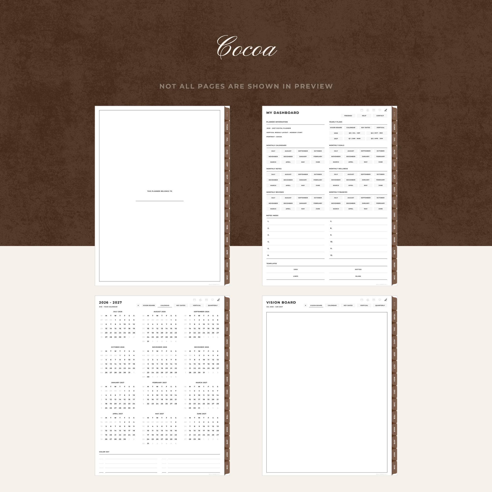 Build Your Own | 2026-27 Mid-Year Digital Planner