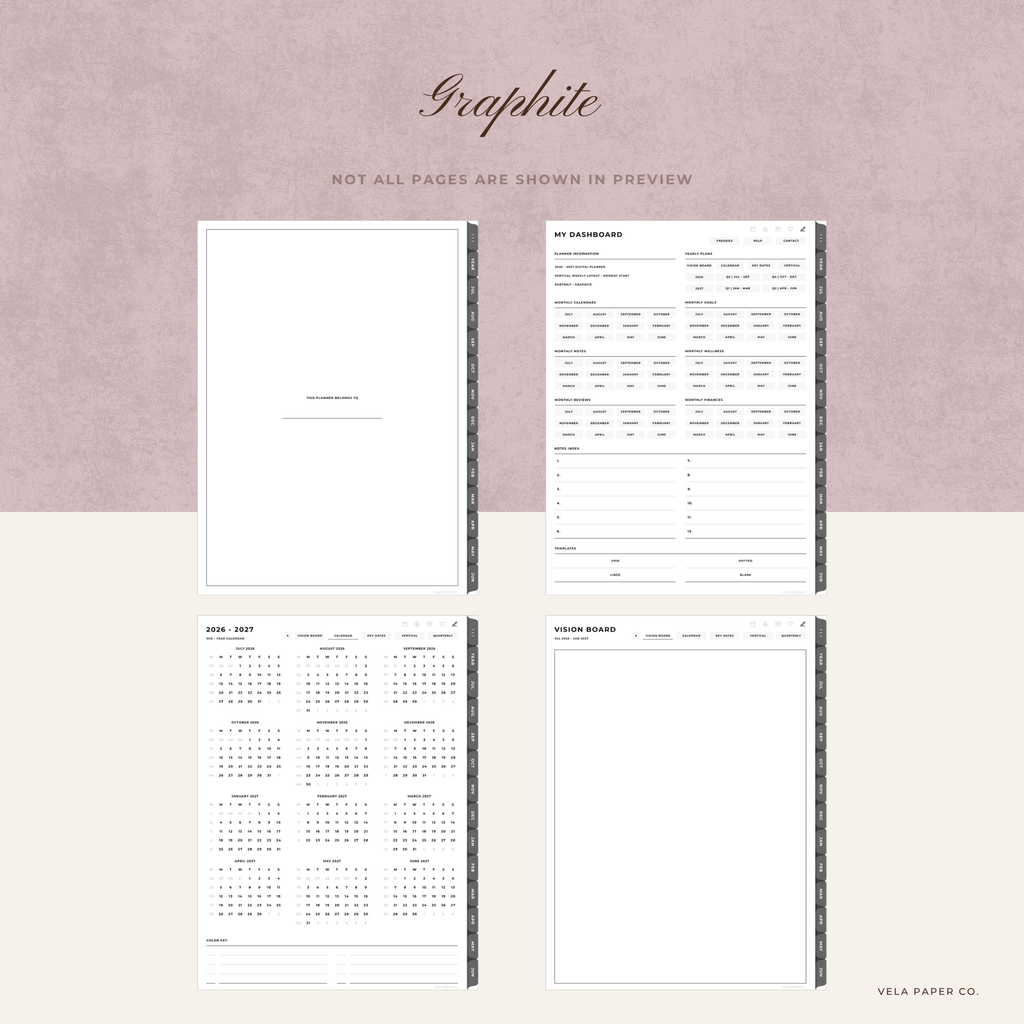 Build Your Own | 2026-27 Mid-Year Digital Planner