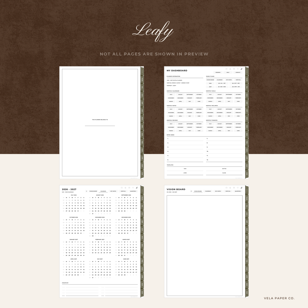 Build Your Own | 2026-27 Mid-Year Digital Planner