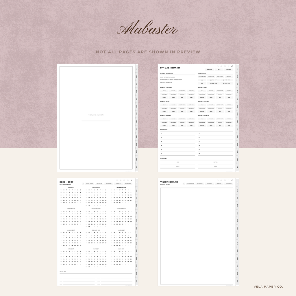 Build Your Own | 2026-27 Mid-Year Digital Planner