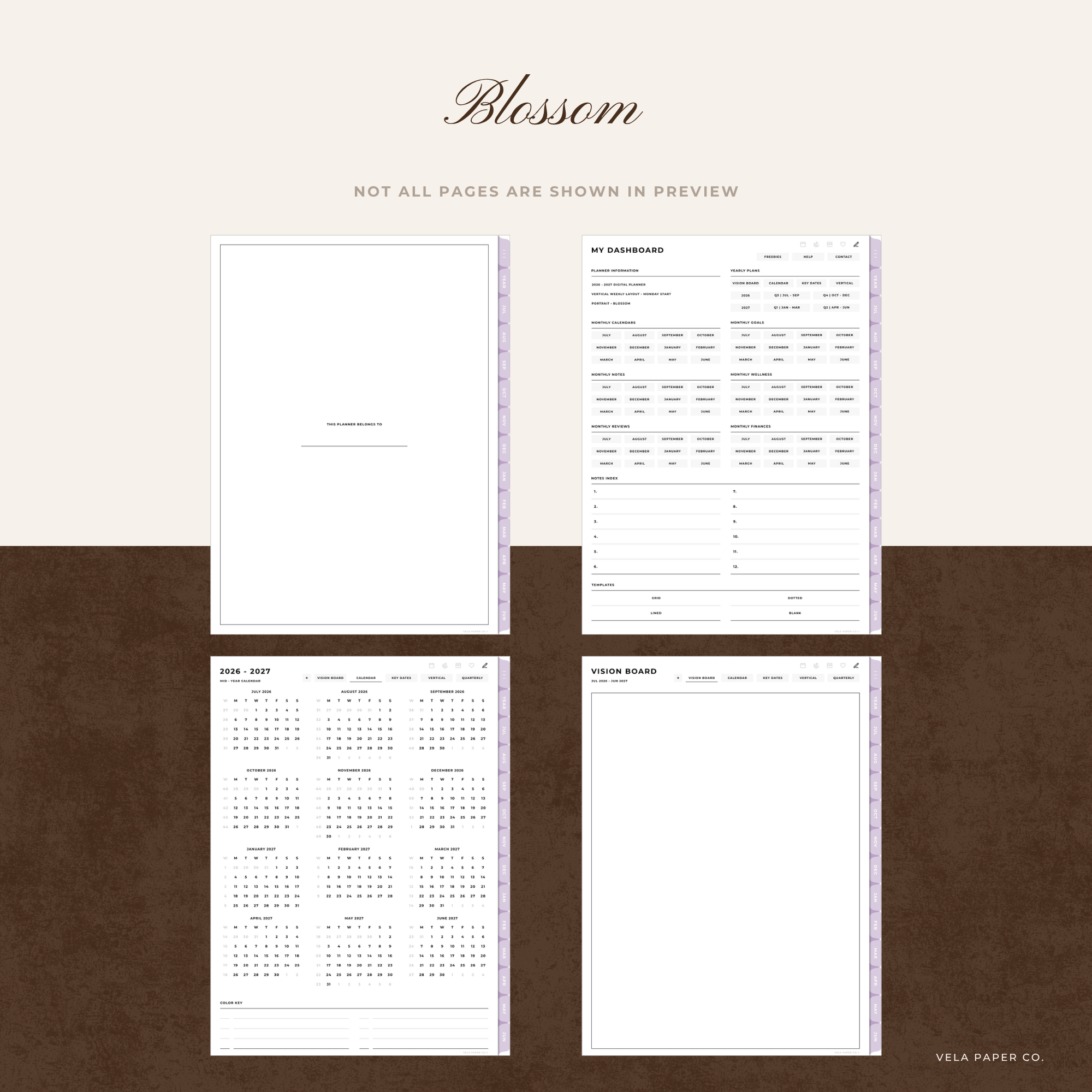 Build Your Own | 2026-27 Mid-Year Digital Planner