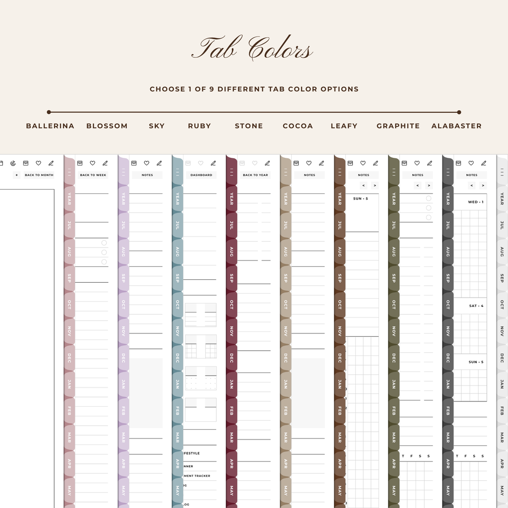 Build Your Own | 2026-27 Mid-Year Digital Planner