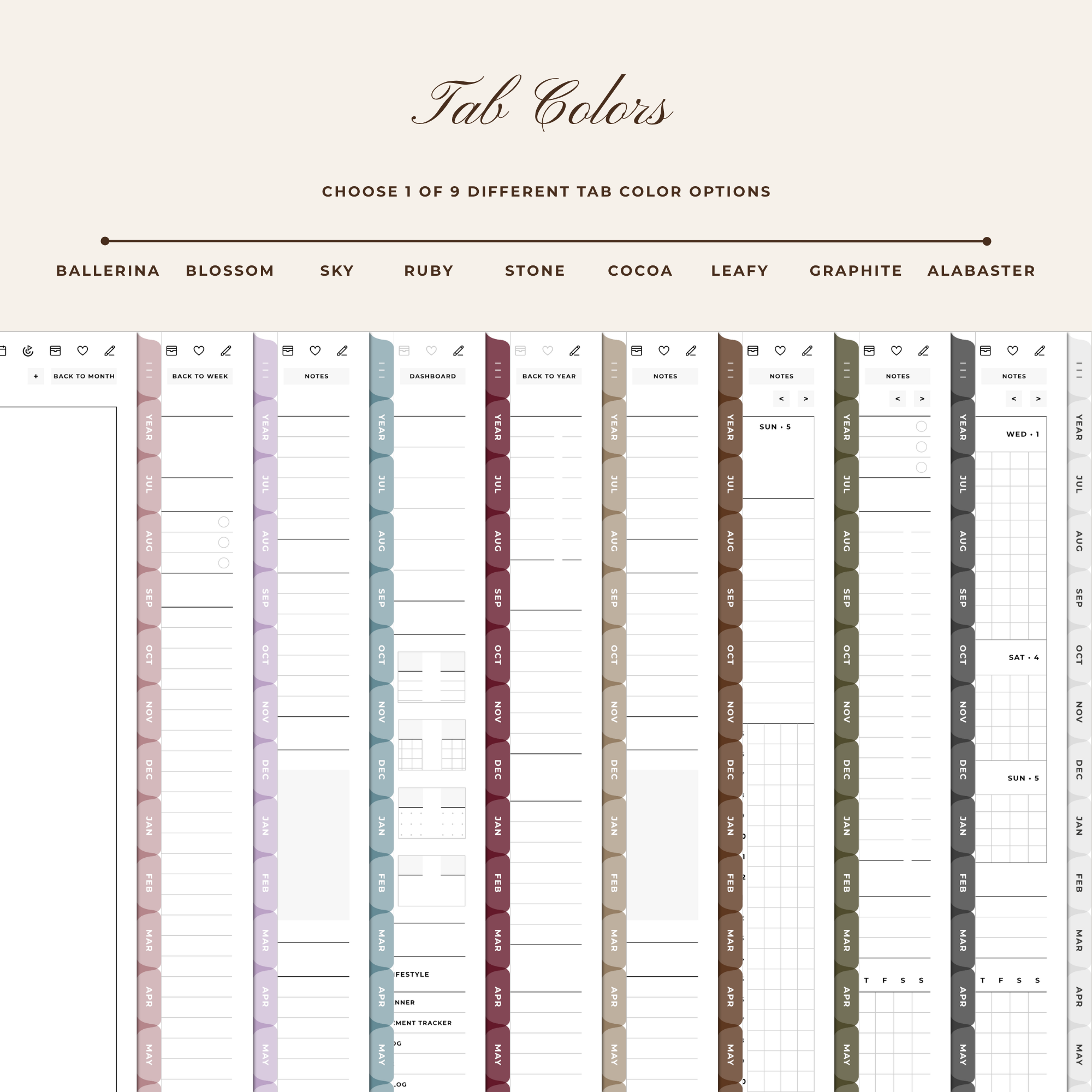 Build Your Own | 2026-27 Mid-Year Digital Planner