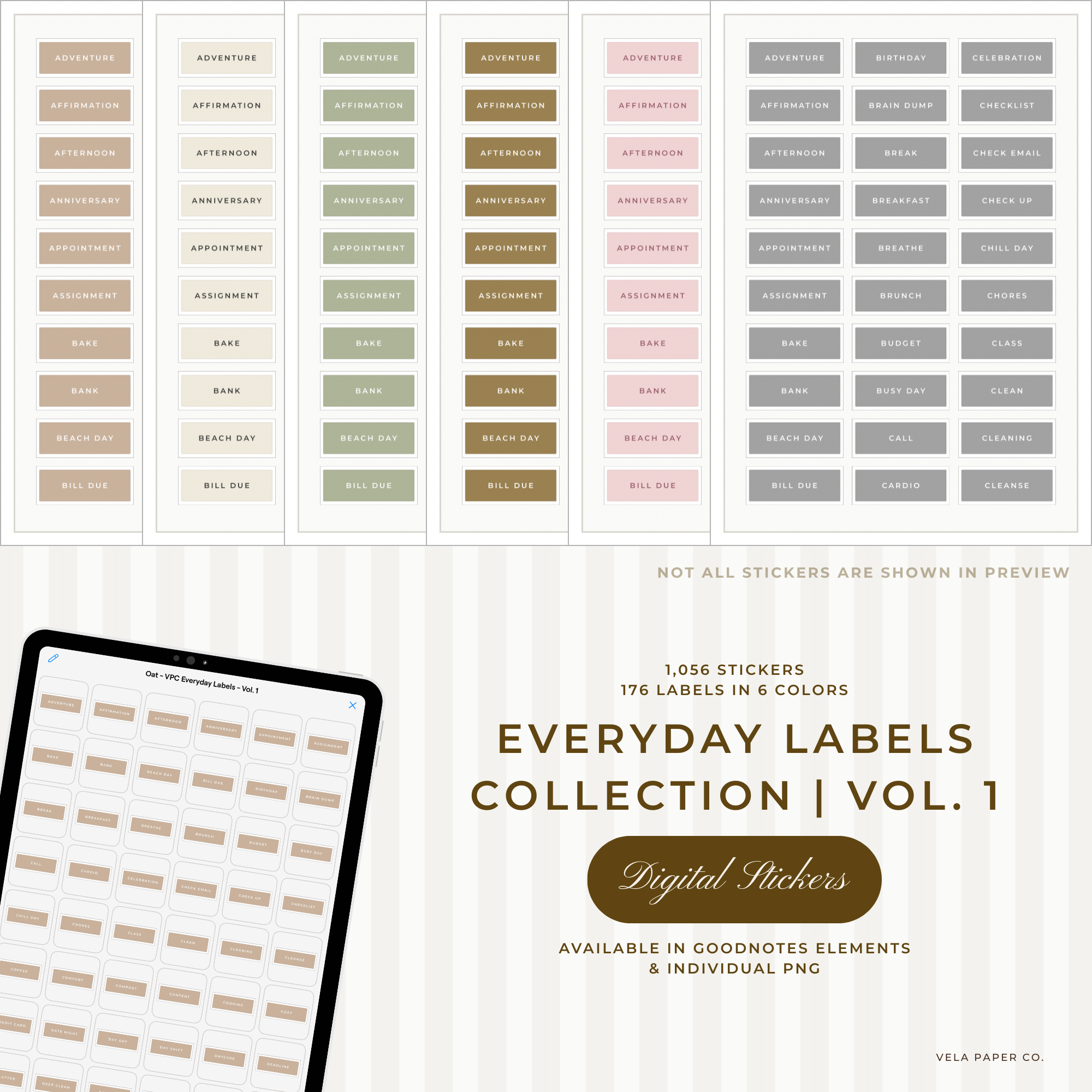 Everyday Labels Collection Vol. 1