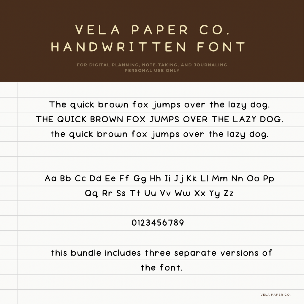 Handwritten Font Bundle