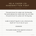 Handwritten Font Bundle