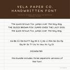 Handwritten Font Bundle