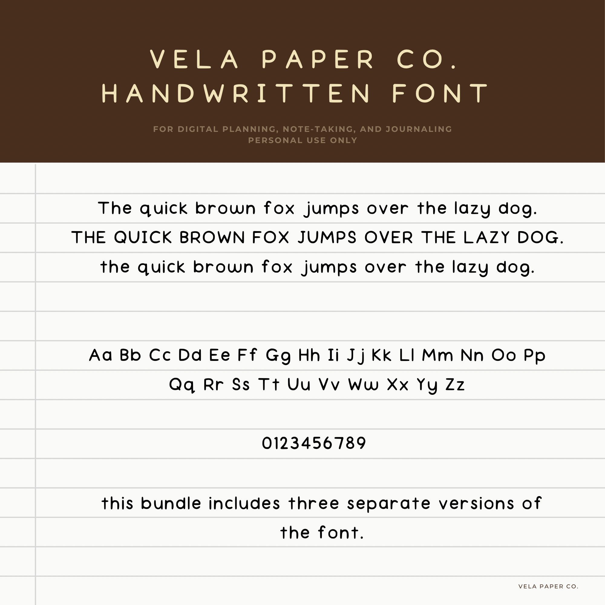Handwritten Font Bundle