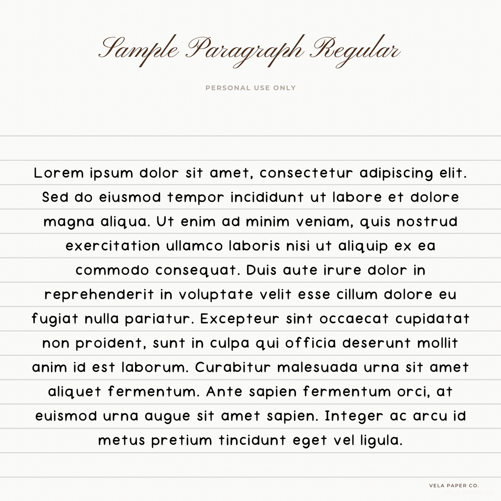Handwritten Font Bundle